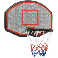 vidaXL Panier de basket noir 71x45x2 cm polyéthylène