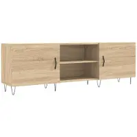 vidaXL Armoire TV Chêne Sonoma 150x30x50 cm Bois composite