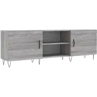 vidaXL Armoire TV Gris Sonoma 150x30x50 cm Bois composite
