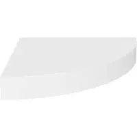 vidaXL Étagère d'angle flottante blanc 25x25x3,8 cm MDF