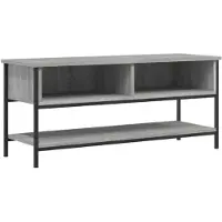 vidaXL Armoire TV Gris Sonoma 100x35x45 cm Bois composite
