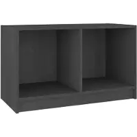 vidaXL Armoire TV Gris 70x33x42 cm Pin massif