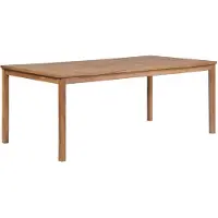 vidaXL Table de jardin 200x100x77 cm bois massif teck