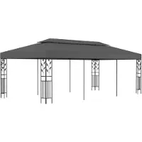 vidaXL Belvédère 3x6 m Anthracite