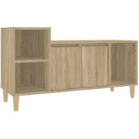 vidaXL Armoire TV Chêne Sonoma 100x35x55 cm Bois composite