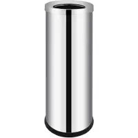 vidaXL Poubelle Hôtel inox 32 L