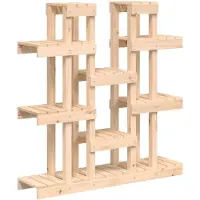 vidaXL Support à plantes 104,5x25x109,5 cm Bois massif de pin