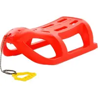 vidaXL Traîneau Rouge 80x39,5x25,5 cm Polypropylène