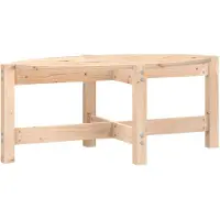 vidaXL Table basse 87x48x35 cm pin massif