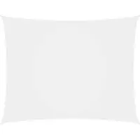vidaXL Voile d'ombrage Oxford Rectangulaire 2,5x4,5 m Blanc