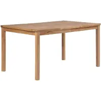 vidaXL Table de jardin 150x90x77 cm bois massif teck