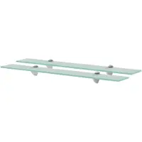 vidaXL Étagères murales 2 pcs Verre 70 x 10 cm 8 mm