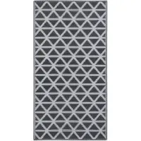 vidaXL Tapis d'extérieur ARAKIL Noir 160x230 cm PP