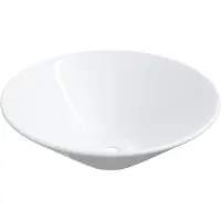 vidaXL Lavabo 2 pcs. Blanc 42x42x14 cm Céramique