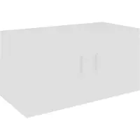 vidaXL Armoire murale Blanc 80x39x40 cm Bois d'ingénierie
