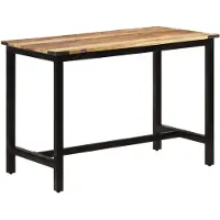 vidaXL Table à dîner 110x60x76 cm Bois de manguier massif
