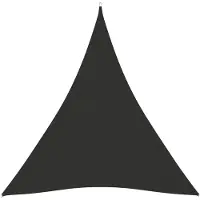 vidaXL Voile d'ombrage Oxford Tissu Triangulaire 5x6x6 m Anthracite