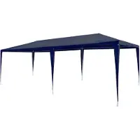 vidaXL Tente de réception 3x6 m PE bleu