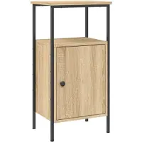 vidaXL Table de chevet chêne sonoma 41x31x80 cm bois d'ingénierie