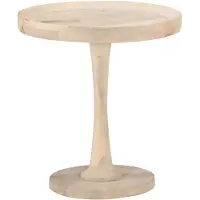 vidaXL Table d'appoint Ø50x55 cm Bois de manguier massif