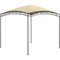 vidaXL Pavillon 3x3x2,65 m Crème 180 g/m