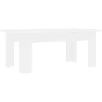 vidaXL Table basse blanche 100x60x42 cm Bois composite