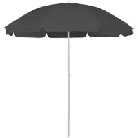 vidaXL Parasol de plage anthracite 240 cm