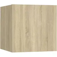 vidaXL Table de chevet Chêne sonoma 30,5x30x30 cm Bois d'ingénierie