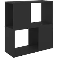 vidaXL Bibliothèque Noir 60x24x63 cm Bois d'ingénierie