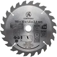 Bgs Lame de scie circulaire en métal dur Ø 190 x 30 x 2,5 mm 24 dents