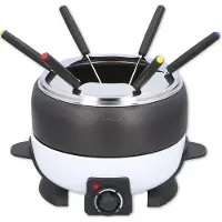 Cuisine Elegance Fondue Set 2.3l 230v 800w Argenté