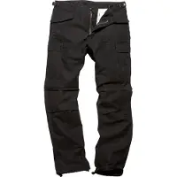 Vintage Industries Pantalon cargo noir