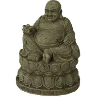 Europet Décoration d'aquarium Bouddha assis - Taille M ca.9.5x9.5x12.5cm (Décoration, Buddha)