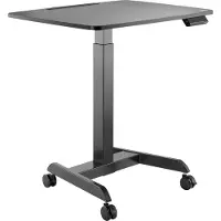 Speaka Professional Stehtisch SP-SSW-300 SP-9957420 Farbe der Tischplatte Schwarz B x H T 600 780 (SP-9957420)
