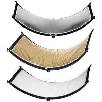 Caruba Curved Face Reflector Pro Kit, 180cm x 65cm (incl Extension Set)