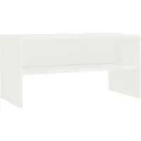 vidaXL Armoire TV Blanc 80x40x40cm Bois composite