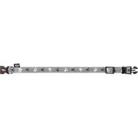 Trixie Collier pour chien Trixie Silver Reflective Black/Silver Grey - 22-35 cm