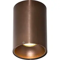 QAZQA Spot En Saillie Moderne Bronze Foncé GU10 50mm - Deep