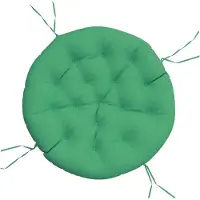 vidaXL Coussin Rond Vert Ø 100 X11 Cm Tissu Oxford