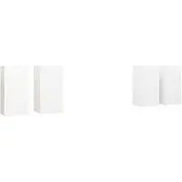 vidaXL Armoires TV 4 pcs. Blanc 30,5x30x60 cm Bois composite