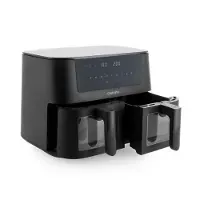 Greenpan - Double airfryer Bistro - 4L+4L - 9 programmes - Affichage digital Led - Arrêt automatique - noir - Sans PFAS