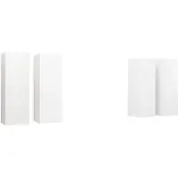 vidaXL Armoires TV 4 pcs. Blanc 30,5x30x90 cm Bois composite