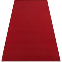 Rugsx Tapis ANTIDÉRAPANT RUMBA 1974 couleur unique bordeaux, rose 70x200 cm