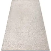 Rugsx TAPIS - MOQUETTE SANTA FE beige 33 plaine couleur unie 150x350 cm