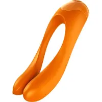 Satisfyer CANDY CANE Stimulateur Orange 11 cm