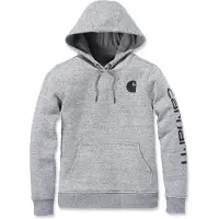 Carhartt Clarksburg Logo, sweat à capuche femme ,Vert Foncé (Gm1) ,S