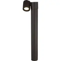 Maytoni Wall Street Borne D'éclairage Extérieure Au Sol Noire, 1 Lumière Ip54, Gu10