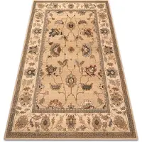 Rugsx Tapis en laine POLONIA Loare Cadre crème 200x300 cm