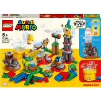 LEGO 71380 Super Mario 71380 Baumeister-Set für eigene Abenteuer Bausatz