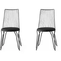Skye Decor , Ada- Ada 282NMB, noir, chaises de bureau, 84x44x44 cm, structure : 100 % métal